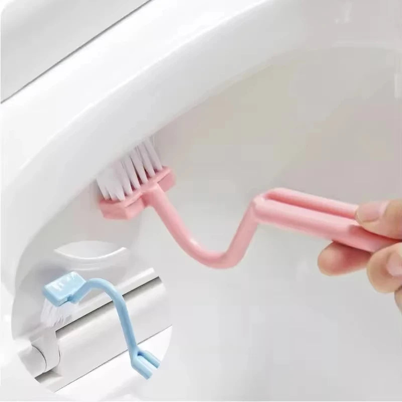 Curved Toilet Long Handle Household Toilet Brush Extended Cleaning Brush Dead Angle Curved Inner Brush Deep Cleaning Tools
