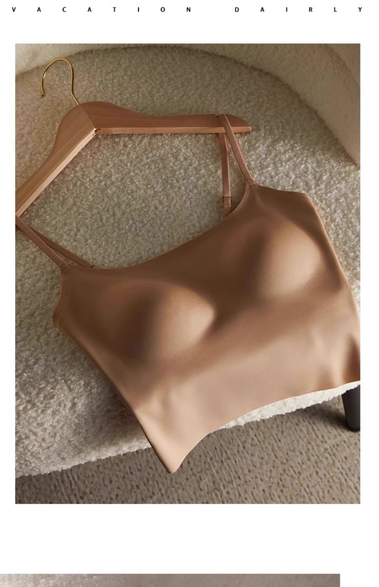 Autumn Winter MOYISU Seamless Bra: Invisible Lined Camisole Anti-Peep Undershirt Strap Sexy  Support Cozy Layering UK Essential