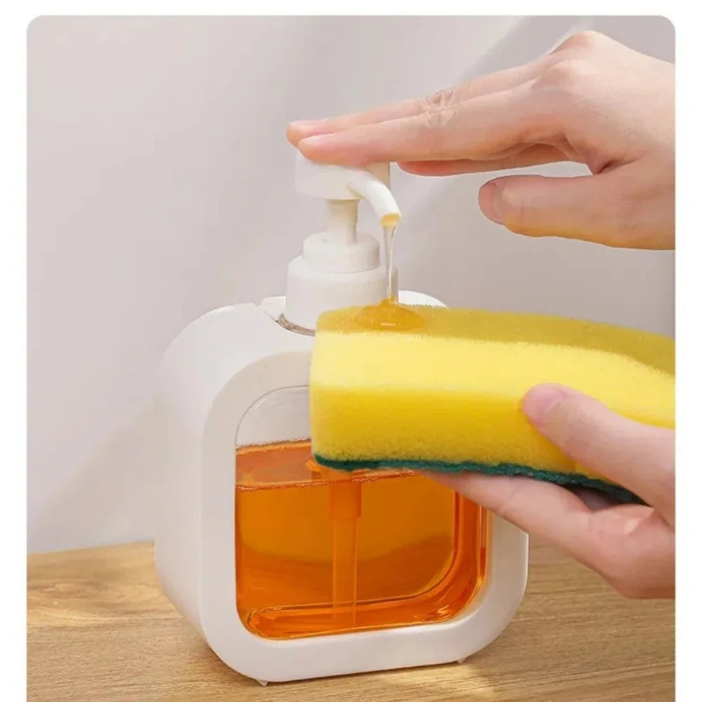 500/300mL Large Capacity Transparent Soap Lotion Dispenser Bottle Press Pump Plastic Hand Sanitizer For Kitchen Bathroom Travel