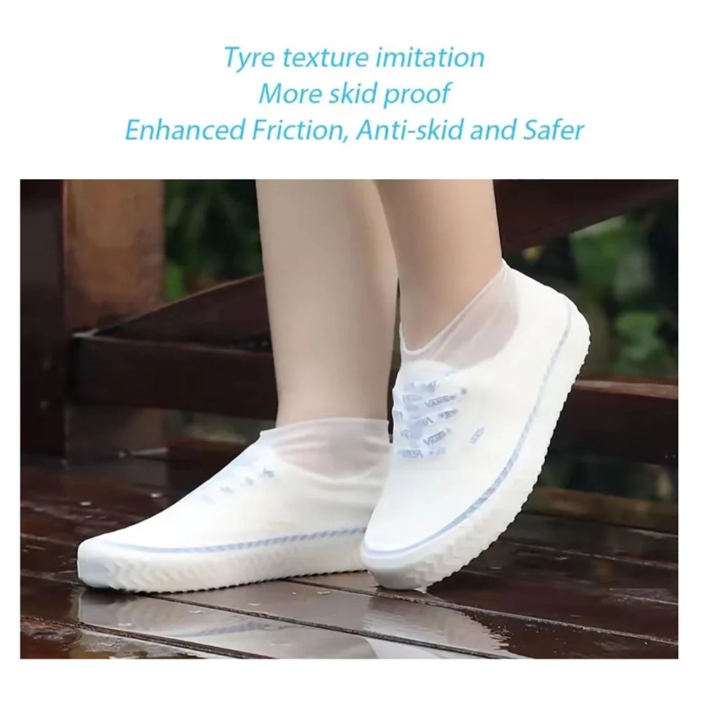 Rain Shoe Covers Waterproof Covers Reusable Non-slip Rain Footwear Covers Outdoor Adult Children for Shoes Boots Protector Cover