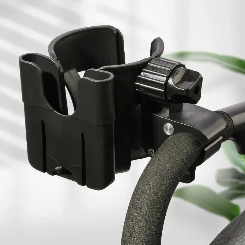 Phone Cup Holder for Baby Carriage 360 Rotate Coffee Milk Water Bottle Support Adjustable Baby Pram Stroller Accessories