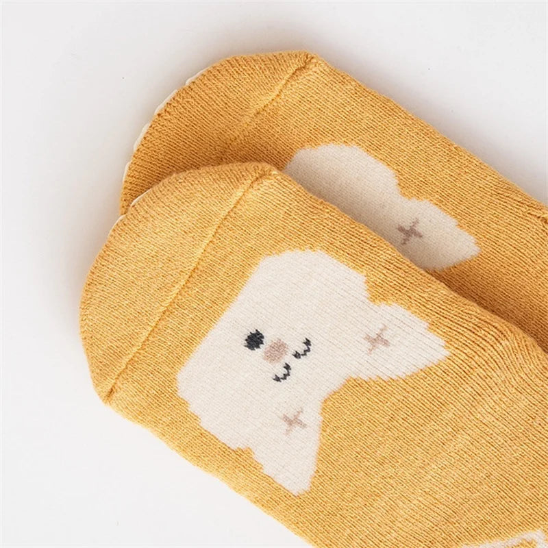 3 Pairs/lot Autumn Winter Warm Toddler Boy Girls Floor Socks Thicken Baby Non-slip Thermal Socks Children Clothing Accessories