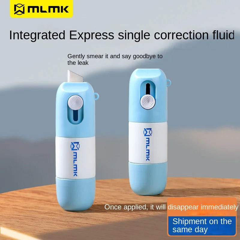 Thermal Paper Correction Fluid with Unboxing Knife Durable Thermal Paper Data Identity Protection Fluid Thermal Paper Eraser