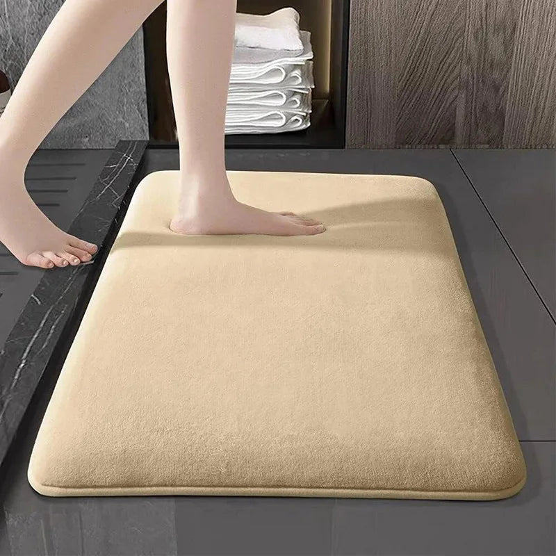 Super Absorbent Floor Mat Super Absorbent Bath Mat Super Anti Slip Coral Velvet Bathroom Floor Mat Door Mat Bathroom No Slip Mat