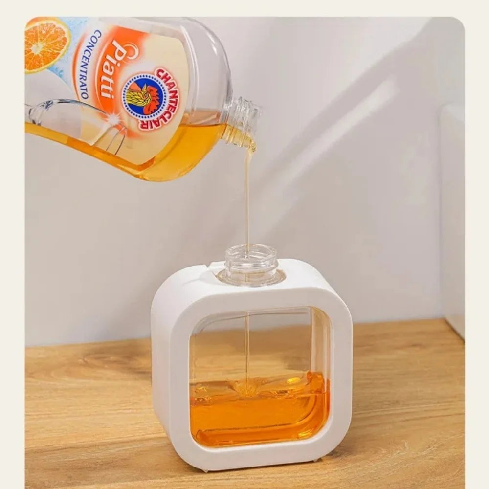 500/300mL Large Capacity Transparent Soap Lotion Dispenser Bottle Press Pump Plastic Hand Sanitizer For Kitchen Bathroom Travel