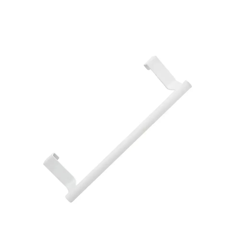 1/2Pcs Towel Rack Over Door Towel Bar Hanging Holder Stainless Steel Bathroom Kitchen Cabinet White Black Towel Rag Shelf Hanger