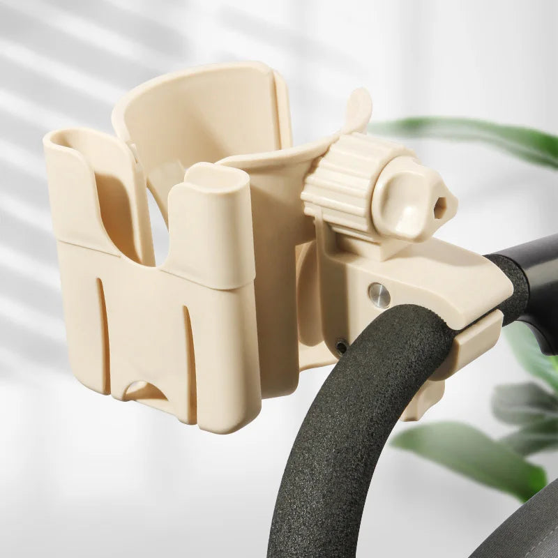 Phone Cup Holder for Baby Carriage 360 Rotate Coffee Milk Water Bottle Support Adjustable Baby Pram Stroller Accessories