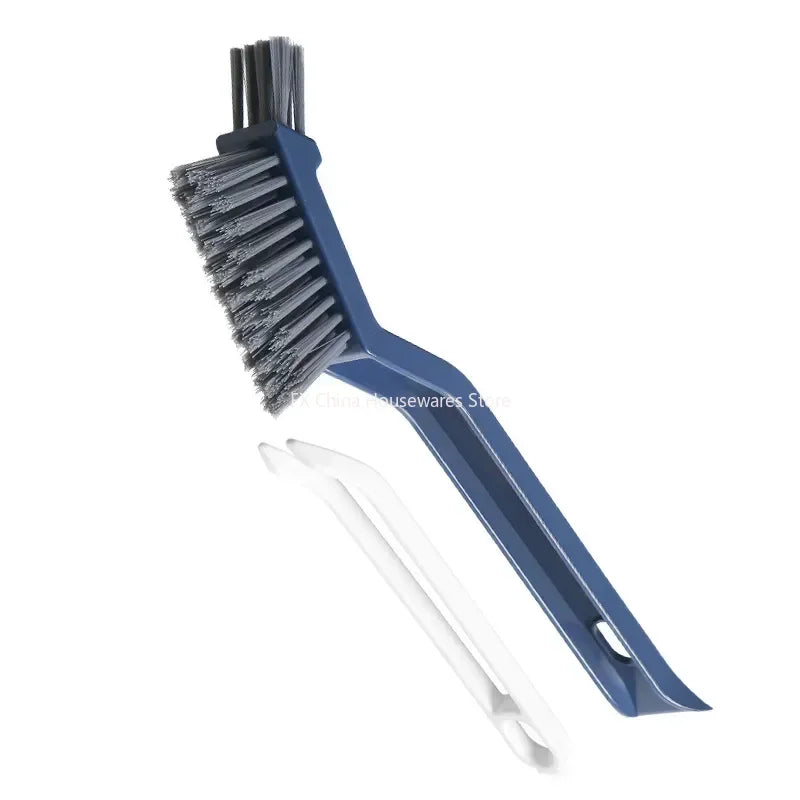 V-Shaped Gap Cleaning Brush - Multi-Purpose Hard Bristle Tool for Bathroom, Kitchen & Tile Grout - Efficient Dead Spot Cleaner