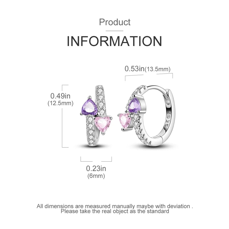 New 925 Sterling Silver Sparkling Zircon Four-Leaf clover Women Earrings Brilliant Wedding Engagement Star Earrings Jewelry Gift