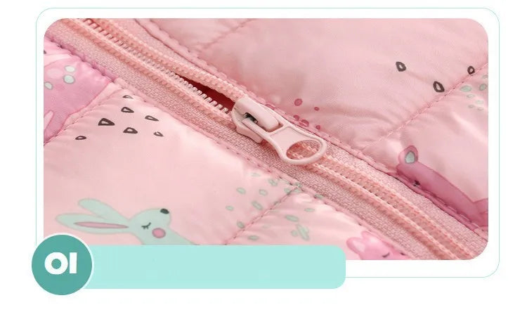 Hooded Lightweight Down Jackets Children Boy Girl Baby Coat Autumn Winter Outerwear Casual Clothing Kids Christmas Birthday Gift