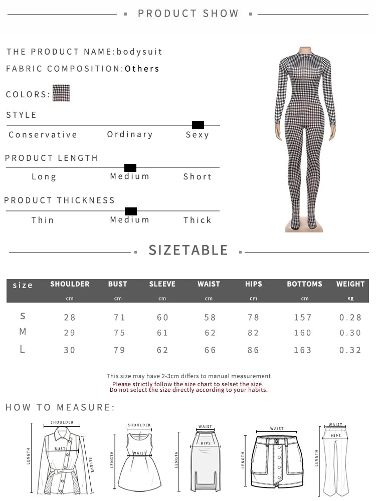 Weird Puss Sexy Foot Jumpsuit Women Snake Print Autumn Trend o-Neck Full Sleeve Stretch Skinny Street Clubwear Zip Slim Overalls