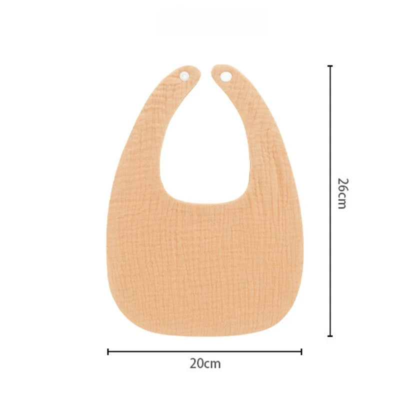 4Pcs Muslin Baby Bibs Burp Clothes Soft Cotton Kids Apron Infant Saliva Towels Toddler Accessories Baby Bibs Set Newborn Gift