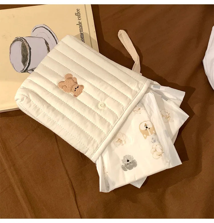 Cute Sanitary Napkins Menstruation Towel Storage Bag Portable Mini Student Tampon Monthly Bag Storage Bag