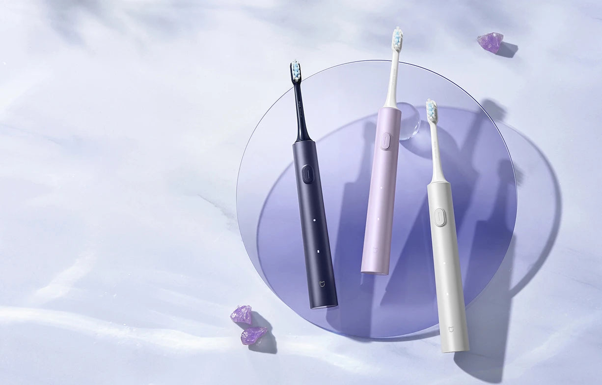 MIJIA T302 Sonic Electric Toothbrush - 31,000 RPM, 150 Days Battery,Copper-Free DuPont Brush Head,IPX8 Waterproof,4 Modes