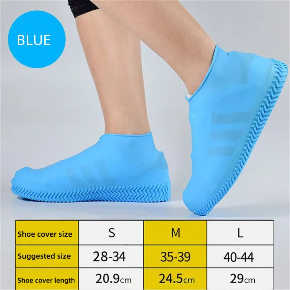 Rain Shoe Covers Waterproof Covers Reusable Non-slip Rain Footwear Covers Outdoor Adult Children for Shoes Boots Protector Cover