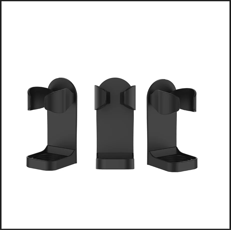 Bathroom Shaver & Toothbrush Holder, Wall Mounted Razor Rack with Adhesive, Space Saving Traceless Organizer for Shaving Accesso