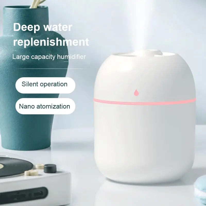 Mini Portable Water Drop Air Humidifier USB Desktop Indoor Household Mute Air Atomization Humidifier  essential oil diffuser