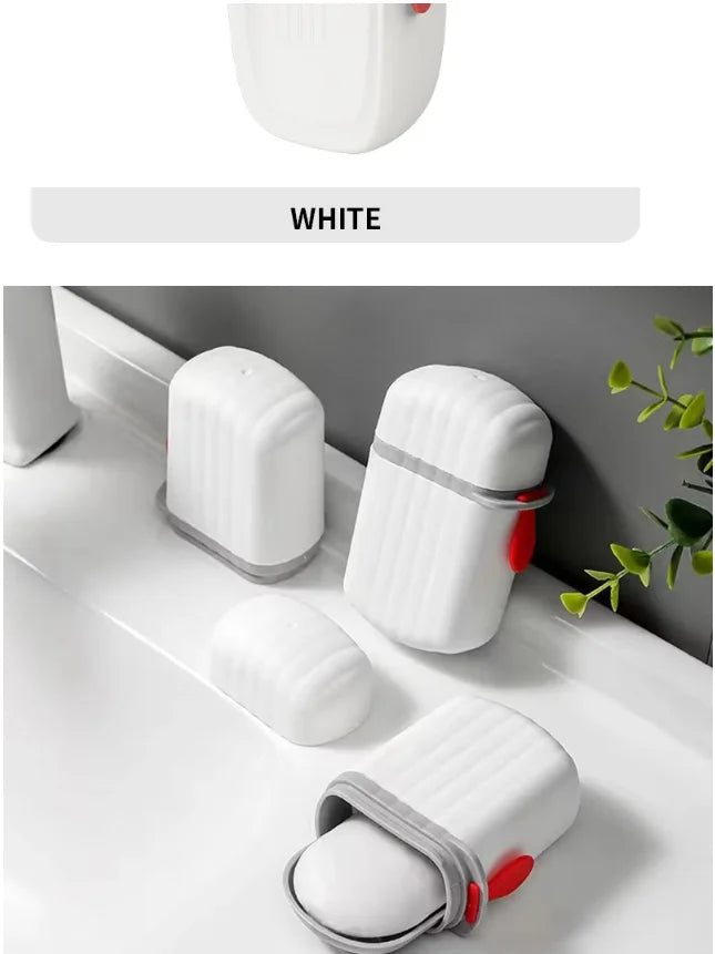1Pc Porte-savon portable étanche, boîte à savon pour voyage et salle de bain