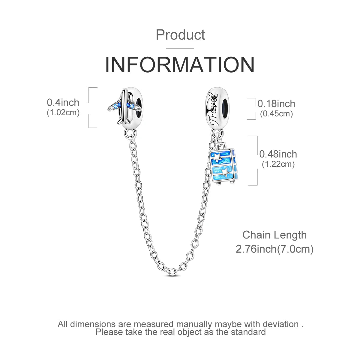 Travel Charm 925 Silver Plane Paris Tower Pendant Fit Bracelet Beads Making Woman Fashion Jewelry